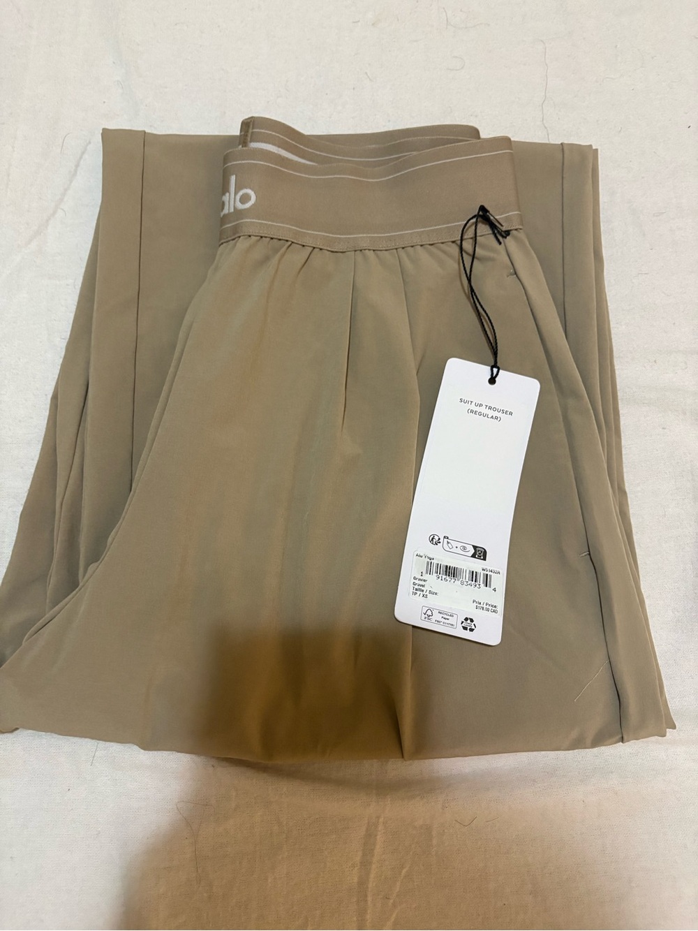 ALO Yoga Womans Suit Up Trousers(regular) - Gravel
